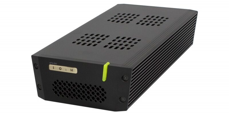 Alimentation stabilisée haute performance SOtM sPS-500 vue de face.