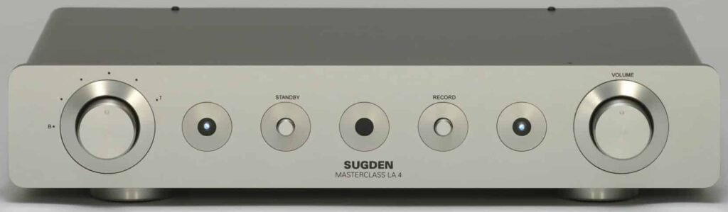 Préamplificateur de ligne Classe A Sugden Masterclass LA-4 titane