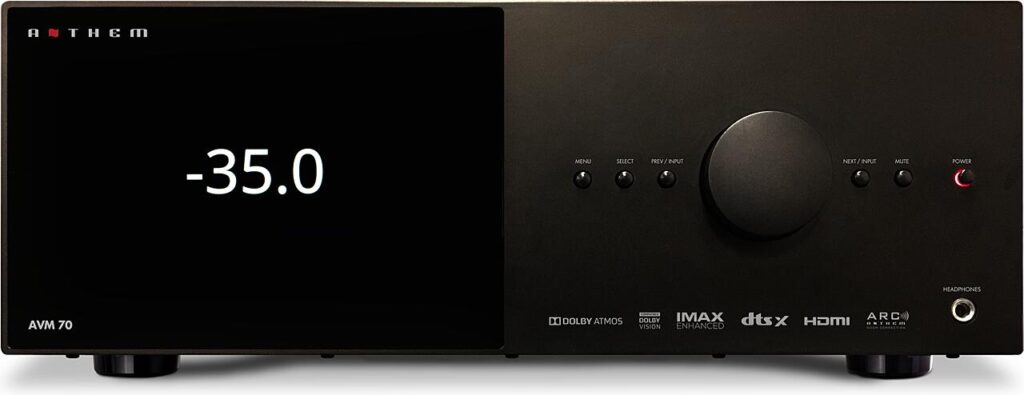 Processeur A/V Anthem AVM 70 8K – Préamplificateur home cinéma haut de gamme pour une expérience sonore immersive
