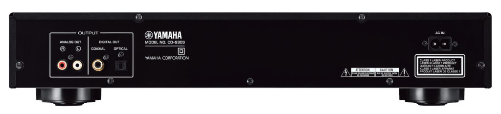 Lecteur CD Yamaha CD-S303 – Lecture audiophile précise et naturelle avec convertisseur haute résolution Burr-Brown