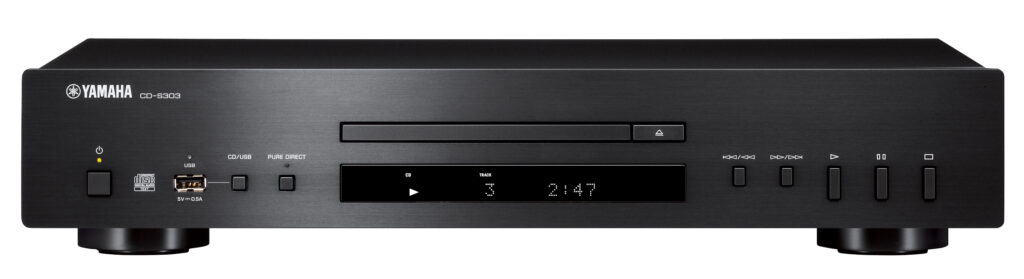 Lecteur CD Yamaha CD-S303 – Lecture audiophile précise et naturelle avec convertisseur haute résolution Burr-Brown
