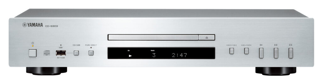 Lecteur CD Yamaha CD-S303 – Lecture audiophile précise et naturelle avec convertisseur haute résolution Burr-Brown