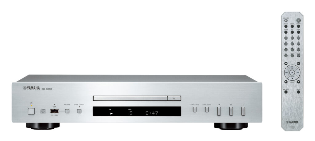 Lecteur CD Yamaha CD-S303 – Lecture audiophile précise et naturelle avec convertisseur haute résolution Burr-Brown