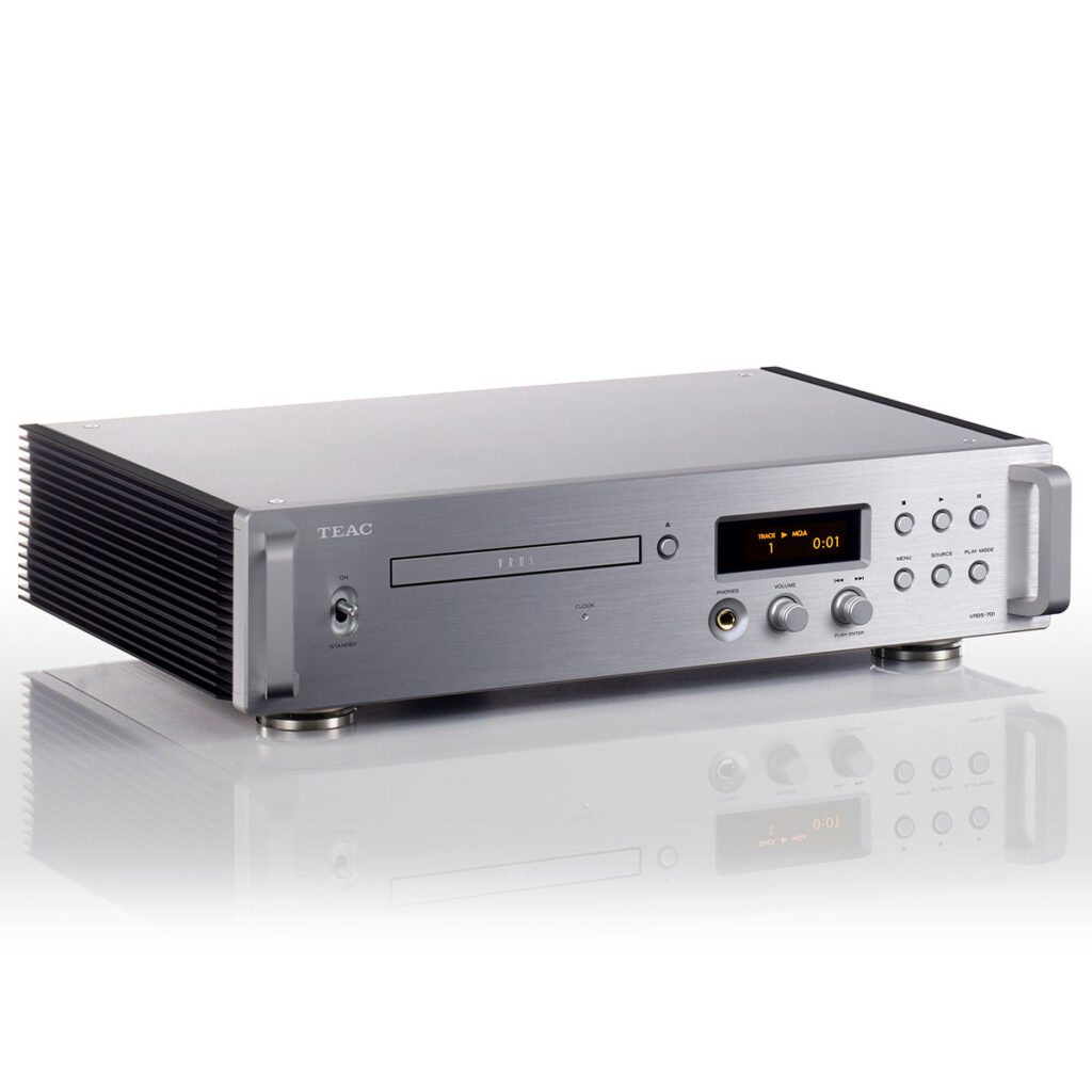 Lecteur CD haut de gamme TEAC VRDS-701 – façade aluminium brossé