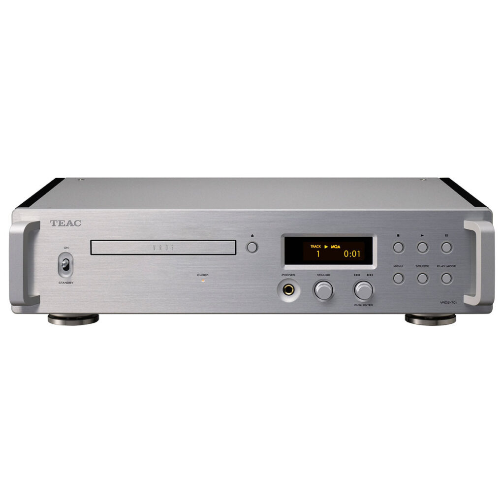 Lecteur CD haut de gamme TEAC VRDS-701 – façade aluminium brossé