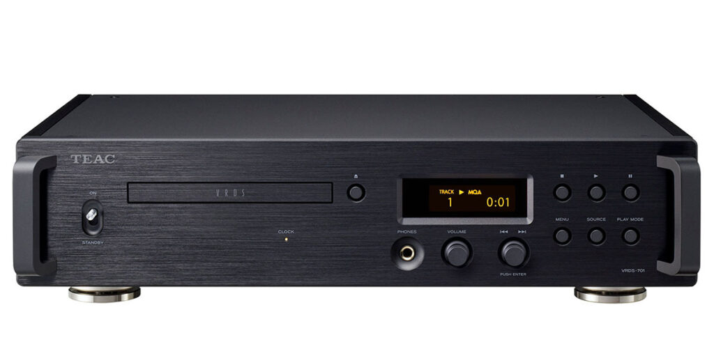Lecteur CD haut de gamme TEAC VRDS-701 – façade aluminium brossé