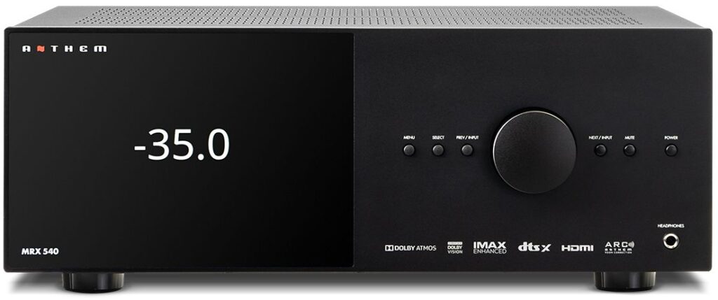 Anthem MRX 540 amplificateur Home Cinéma 5 canaux pour un son multicanal immersif et puissant