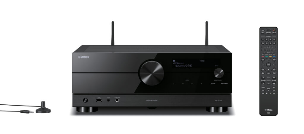 Yamaha RX‑A2A, amplificateur multicanaux Home Cinéma offrant une expérience sonore immersive et fidèle, compatible Dolby Atmos et DTS:X.
