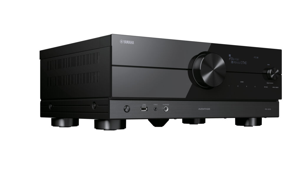 Yamaha RX‑A2A, amplificateur multicanaux Home Cinéma offrant une expérience sonore immersive et fidèle, compatible Dolby Atmos et DTS:X.