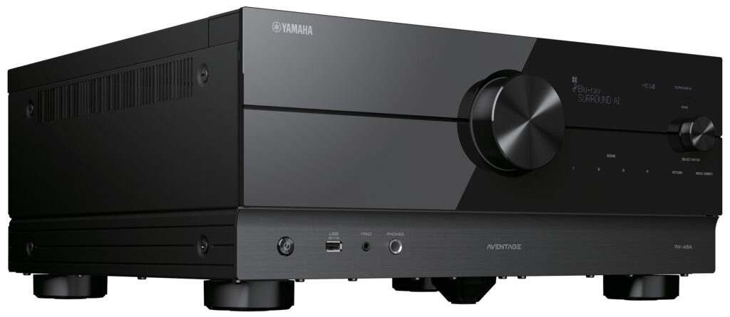 Amplificateur Home Cinéma Yamaha RX-A6A – 9 canaux, Dolby Atmos, DTS:X, 8K, disponible chez SON HD SALON PRIVÉ