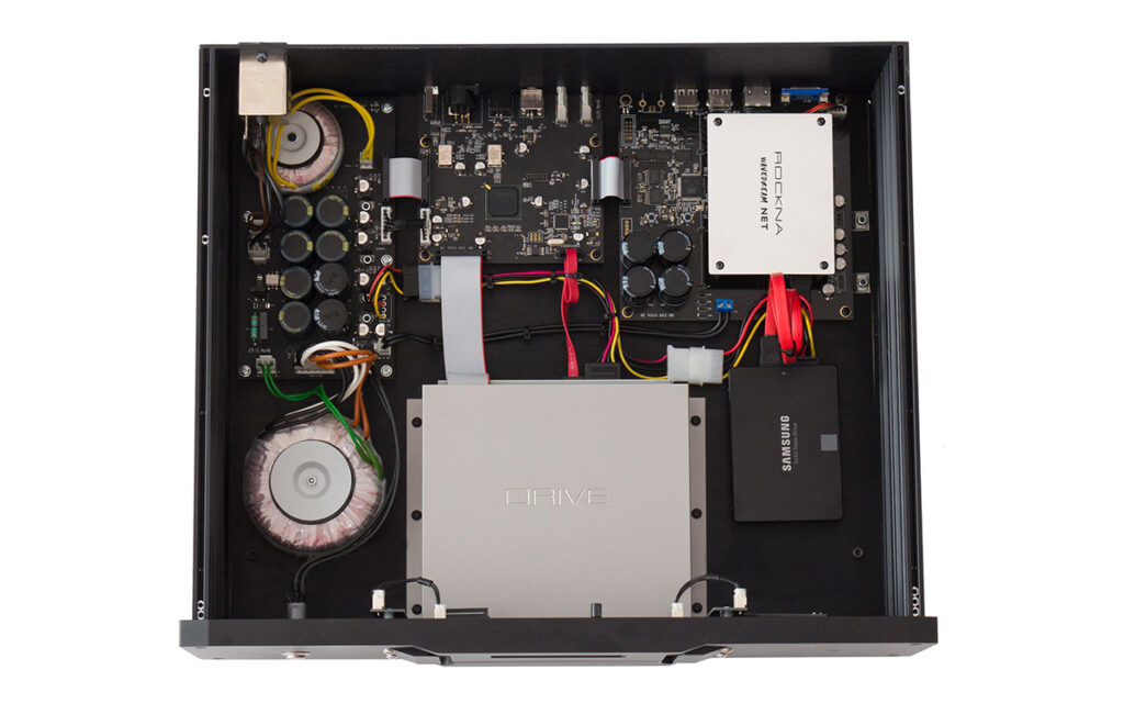 Architecture interne Rockna Wavedream NET – alimentation linéaire et circuits discrets