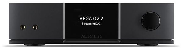 DAC audiophile Auralic Vega G2.2 en aluminium, conçu pour une restitution musicale haut de gamme.