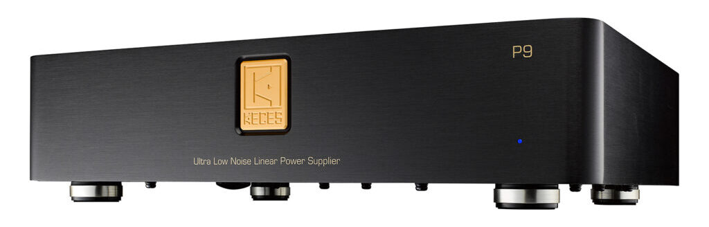 Alimentation linéaire Keces P9 avec châssis en aluminium noir de 4mm.