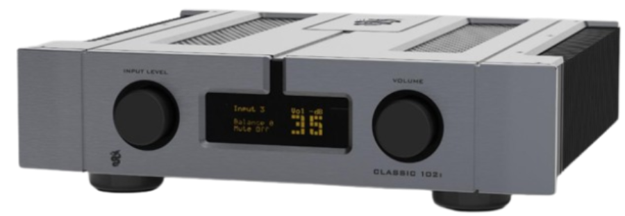 Amplificateur intégré haut de gamme EAM Lab CLASSIC 202i face argent