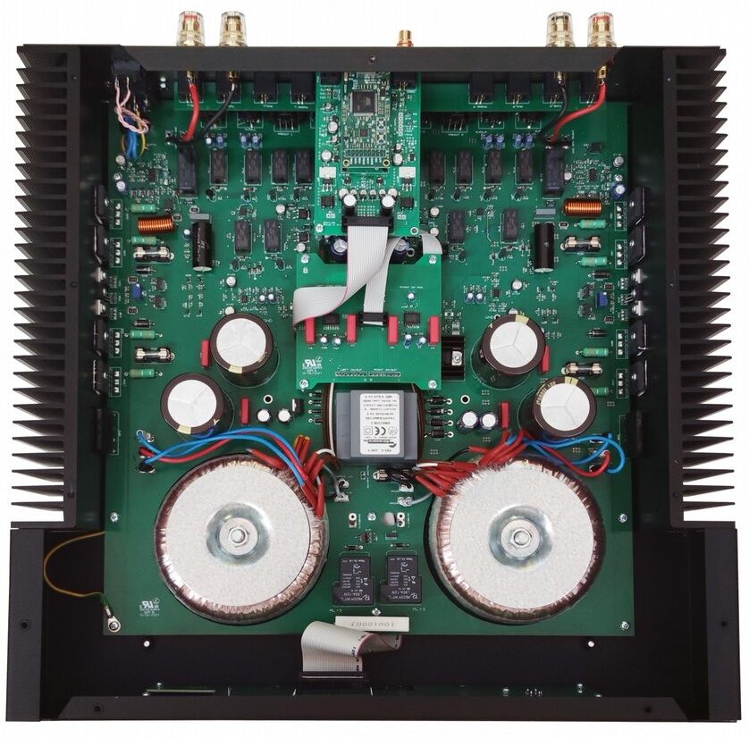 Architecture interne double mono EAM Lab CLASSIC 202i gros transformateur
