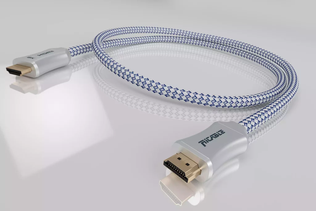 Câble HDMI 2.1 Ricable Visus pour flux vidéo 8K HDR et eARC avec conducteurs en cuivre OCC.
