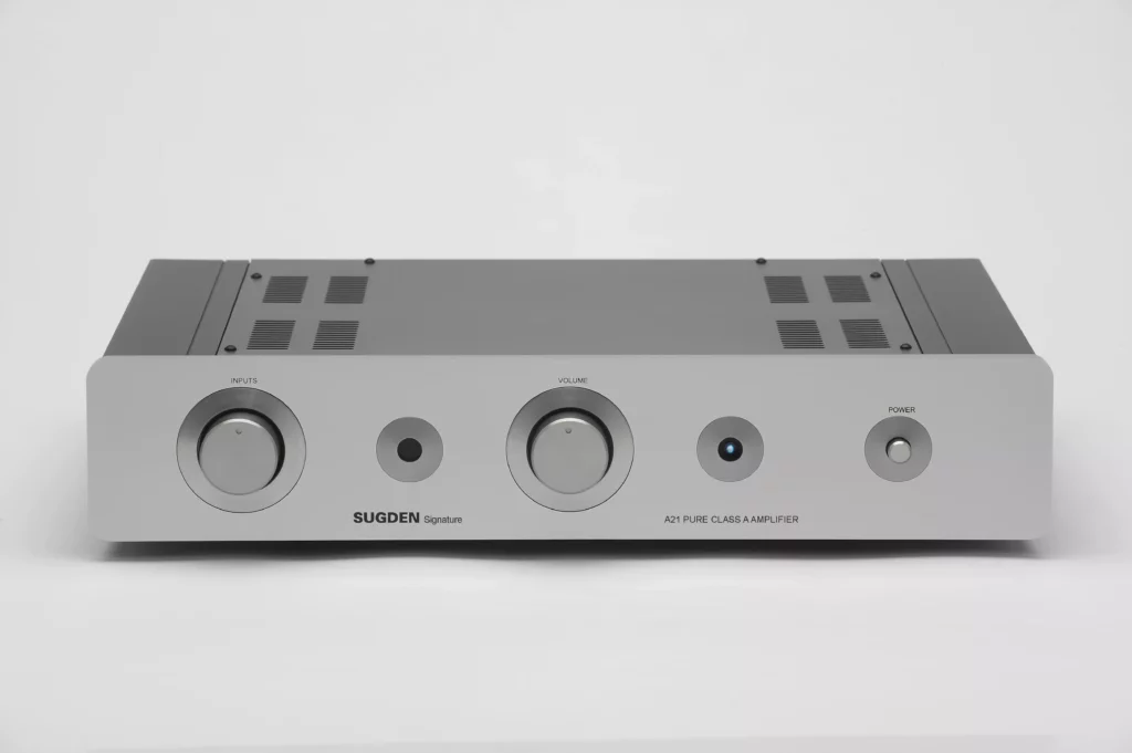 Amplificateur intégré Sugden A21i Signature, finition titane, Pure Classe A.