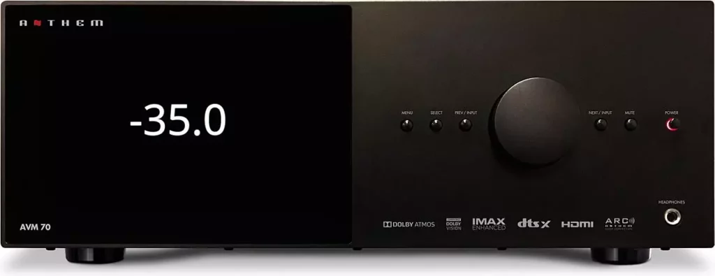 Processeur A/V Anthem AVM 70 8K – Préamplificateur home cinéma haut de gamme pour une expérience sonore immersive