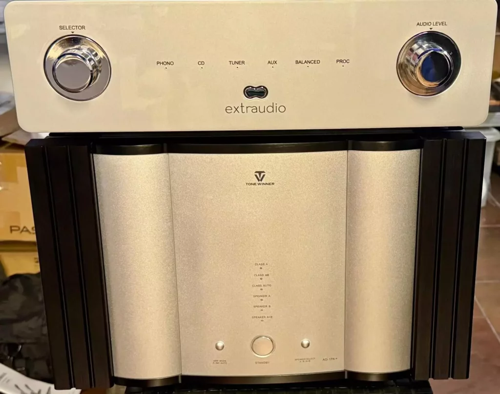 Tone Winner AD-1PA+ version Europe – amplificateur de puissance audiophile haute performance disponible chez SON HD Salon Privé.