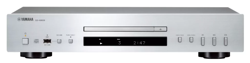 Lecteur CD Yamaha CD-S303 – Lecture audiophile précise et naturelle avec convertisseur haute résolution Burr-Brown