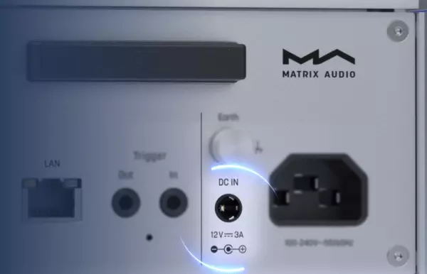 Interface Matrix Audio TT1 écran de contrôle