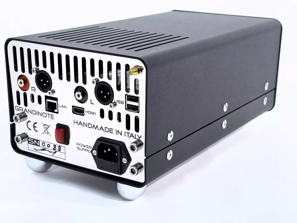Lecteur réseau audio DAC GRANDINOTE VOLTA dos