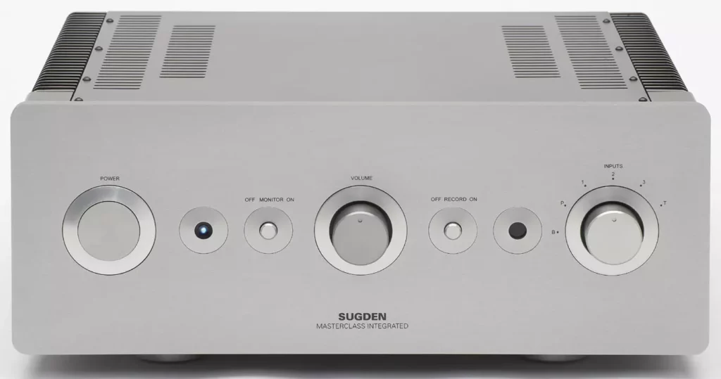 Amplificateur intégré Sugden Masterclass IA-4, fleuron de la gamme Sugden en Pure Classe A.