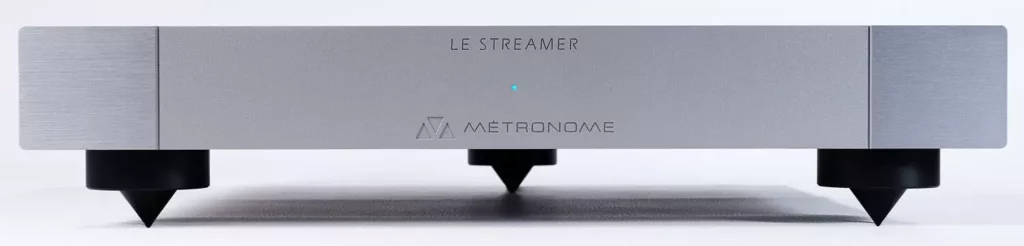 Lecteur réseau Métronome "Le Streamer", façade en aluminium massif.