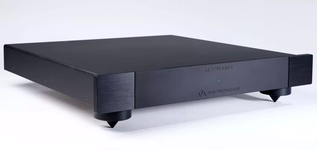 “Metronome Le Streamer – lecteur réseau audiophile haut de gamme de la gamme Classique, disponible chez SON HD Salon Privé.”