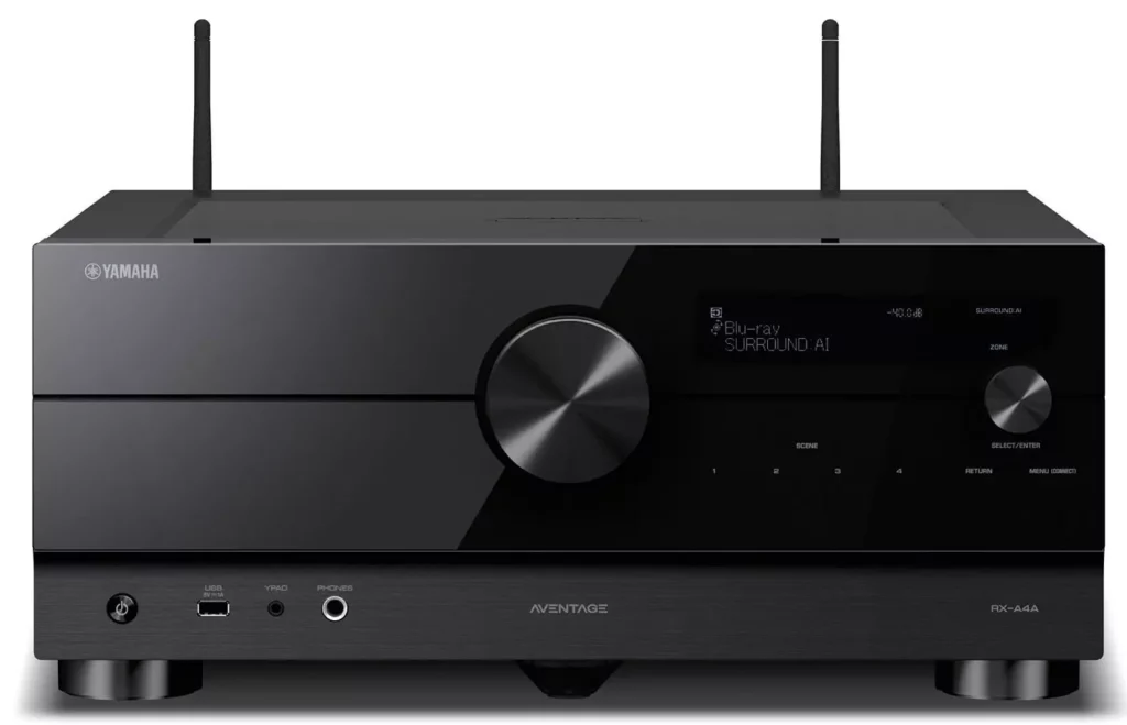 Yamaha RX‑A4A, amplificateur multicanaux Home Cinéma haut de gamme pour une expérience sonore immersive et précise.