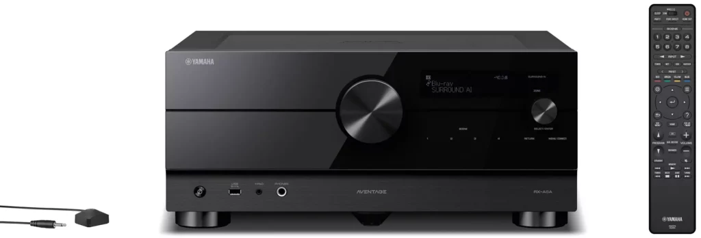 Amplificateur Home Cinéma Yamaha RX-A6A – 9 canaux, Dolby Atmos, DTS:X, 8K, disponible chez SON HD SALON PRIVÉ
