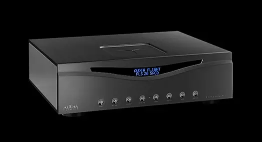 Audia Flight FLS 20 SACD finition noire vue de face