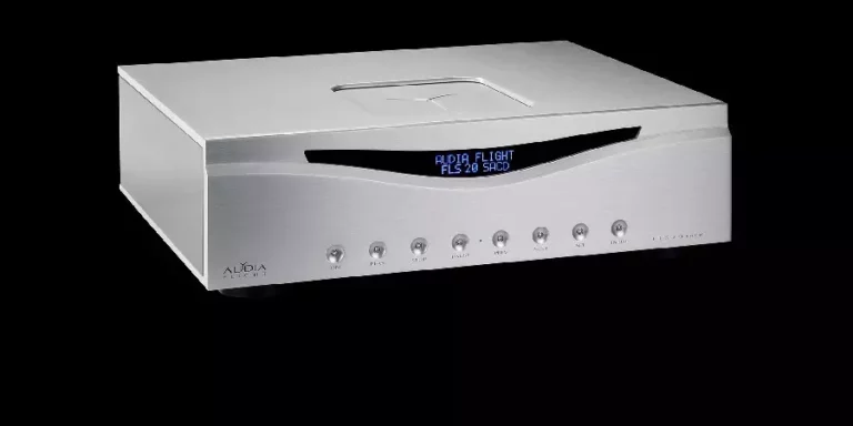 Audia Flight FLS 20 SACD finition silver vue de face