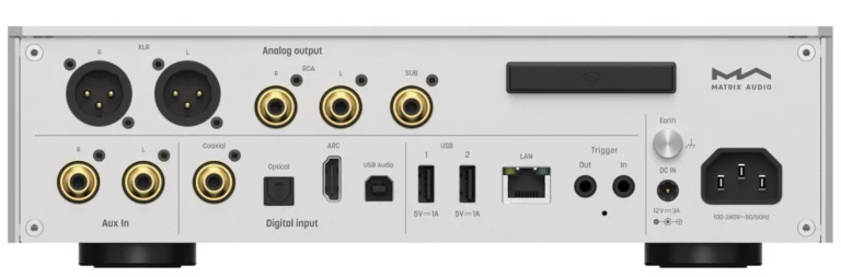 Matrix Audio TS-1 face arrière connectique