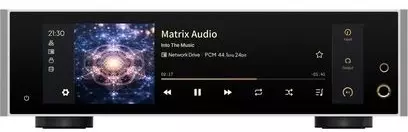 Matrix Audio TS-1 vue de face avec écran tactile