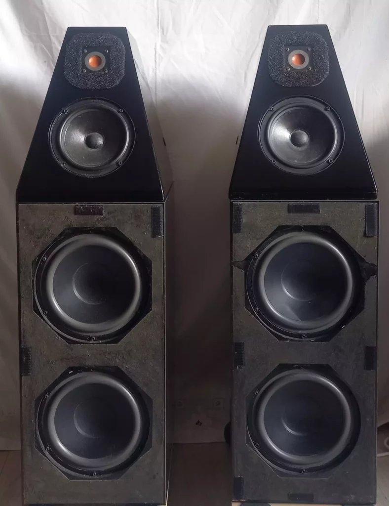 Paire enceintes Wilson Audio WATT Puppy 3 occasion bon état trois voies haut de gamme Son HD Salon Privé