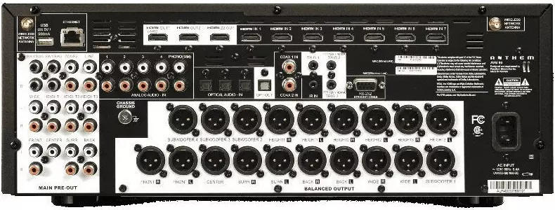 Processeur home cinéma Anthem AVM 90 8K – Préamplificateur audio-vidéo haut de gamme avec décodage Dolby Atmos, DTS:X et calibration ARC Genesis.