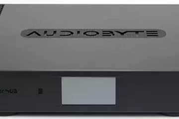 Streamer Audiobyte SuperHUB avec écran tactile IPS 3 pouces et châssis aluminium sablé