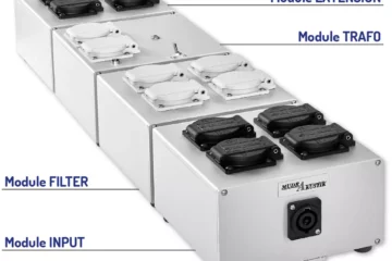 Traitement du courant électrique HiFi avec barrette secteur MudraAkustik