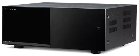 Amplificateur Anthem MCA-525 Gen2 vue avant et arrière, conçu pour une restitution sonore haute fidélité en Home Cinéma.