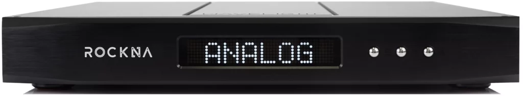 DAC Rockna WaveLight DAC+ avec châssis en aluminium massif brossé noir.