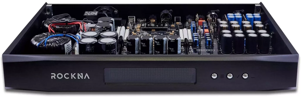 Vue interne du WaveLight DAC+ : transformateurs toroïdaux et FPGA Xilinx Spartan-7.