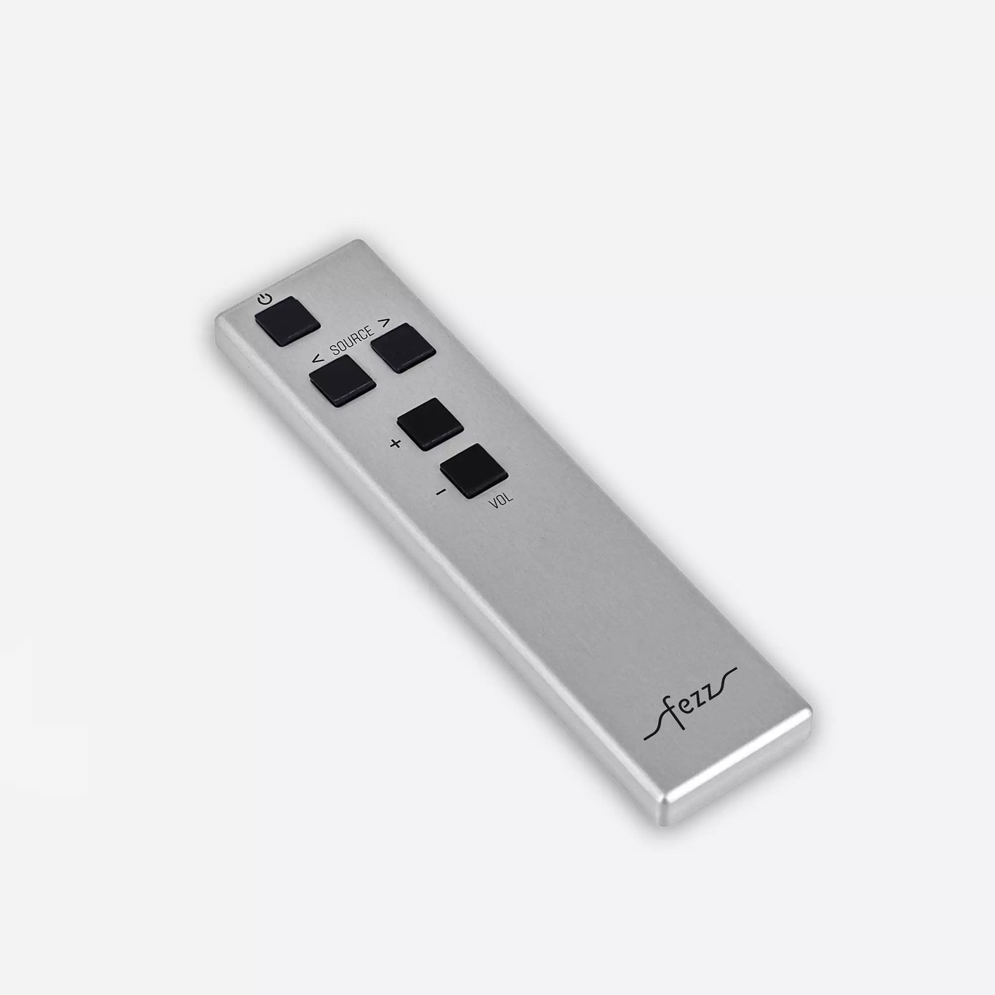 Télécommande infrarouge du Fezz Audio Luna pour le volume, les sources et la veille