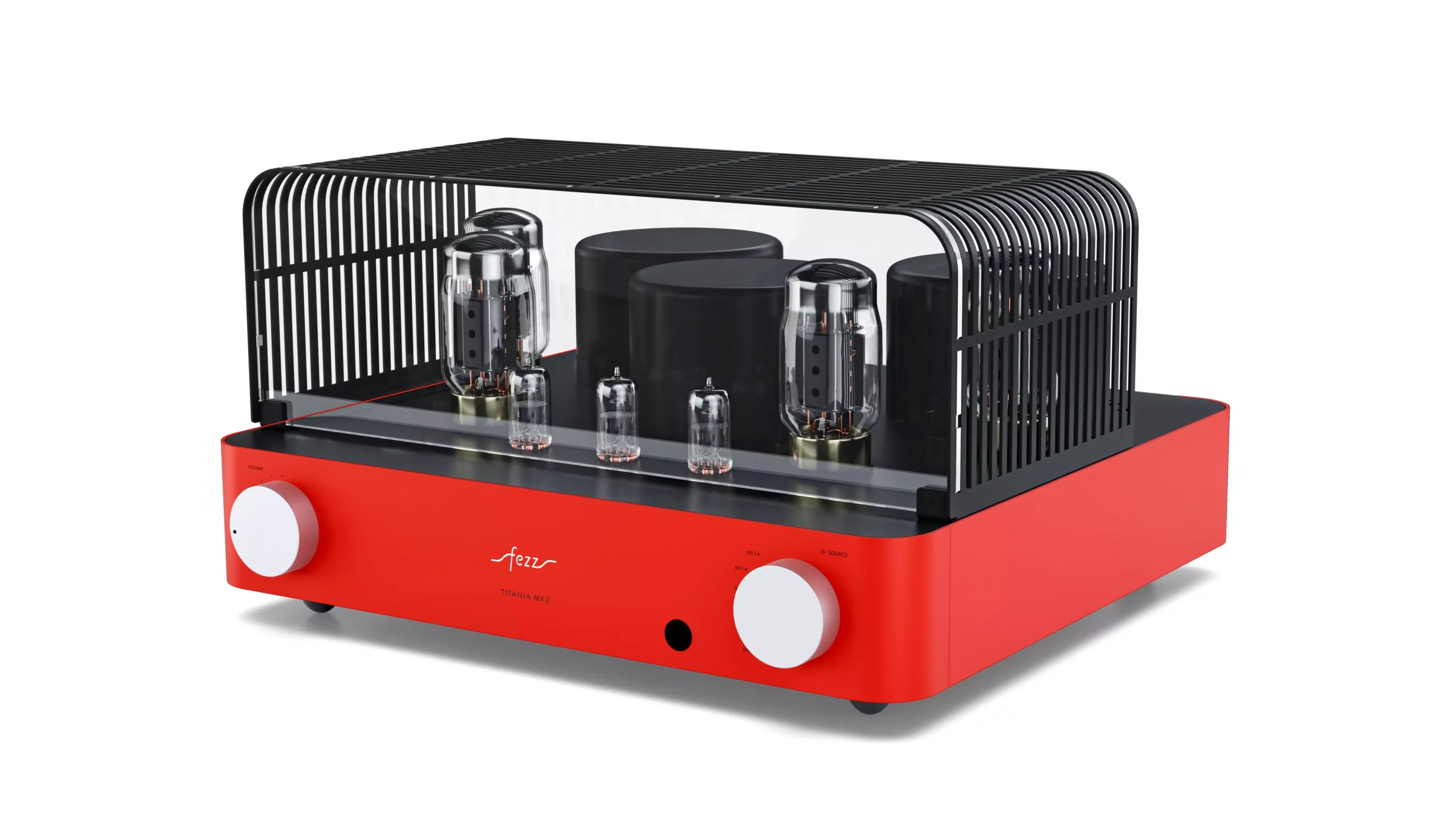 Amplificateur intégré à tubes Fezz Audio Titania MKII en finition Burning Red