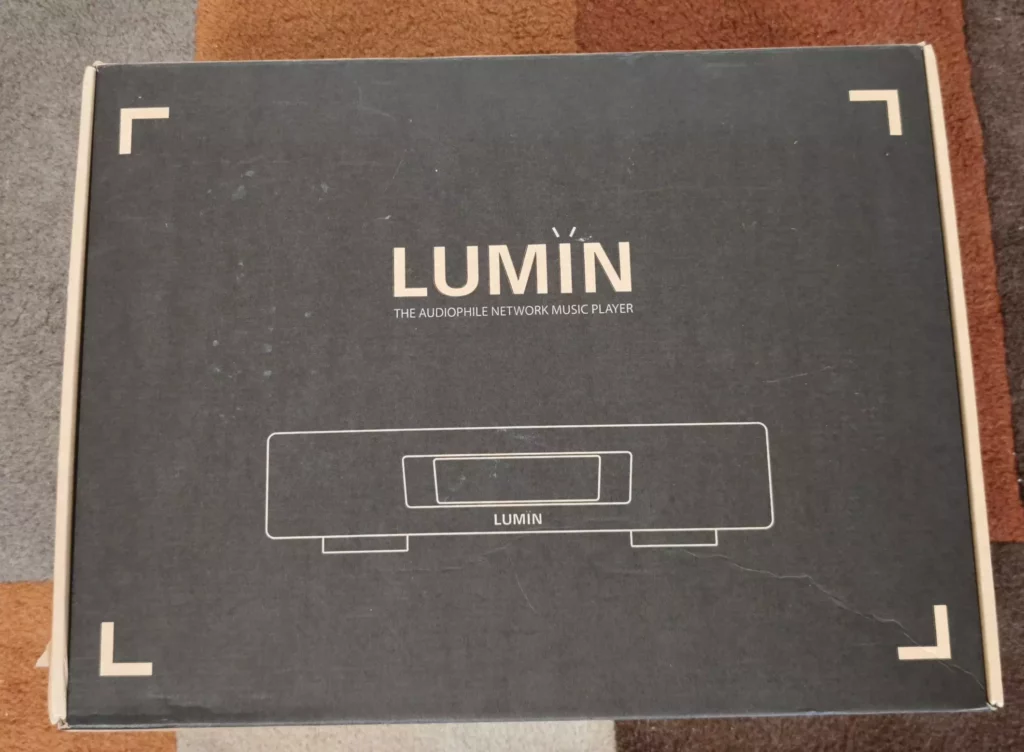 Lumin U1 Mini, carton d'origine du lecteur réseau audiophile