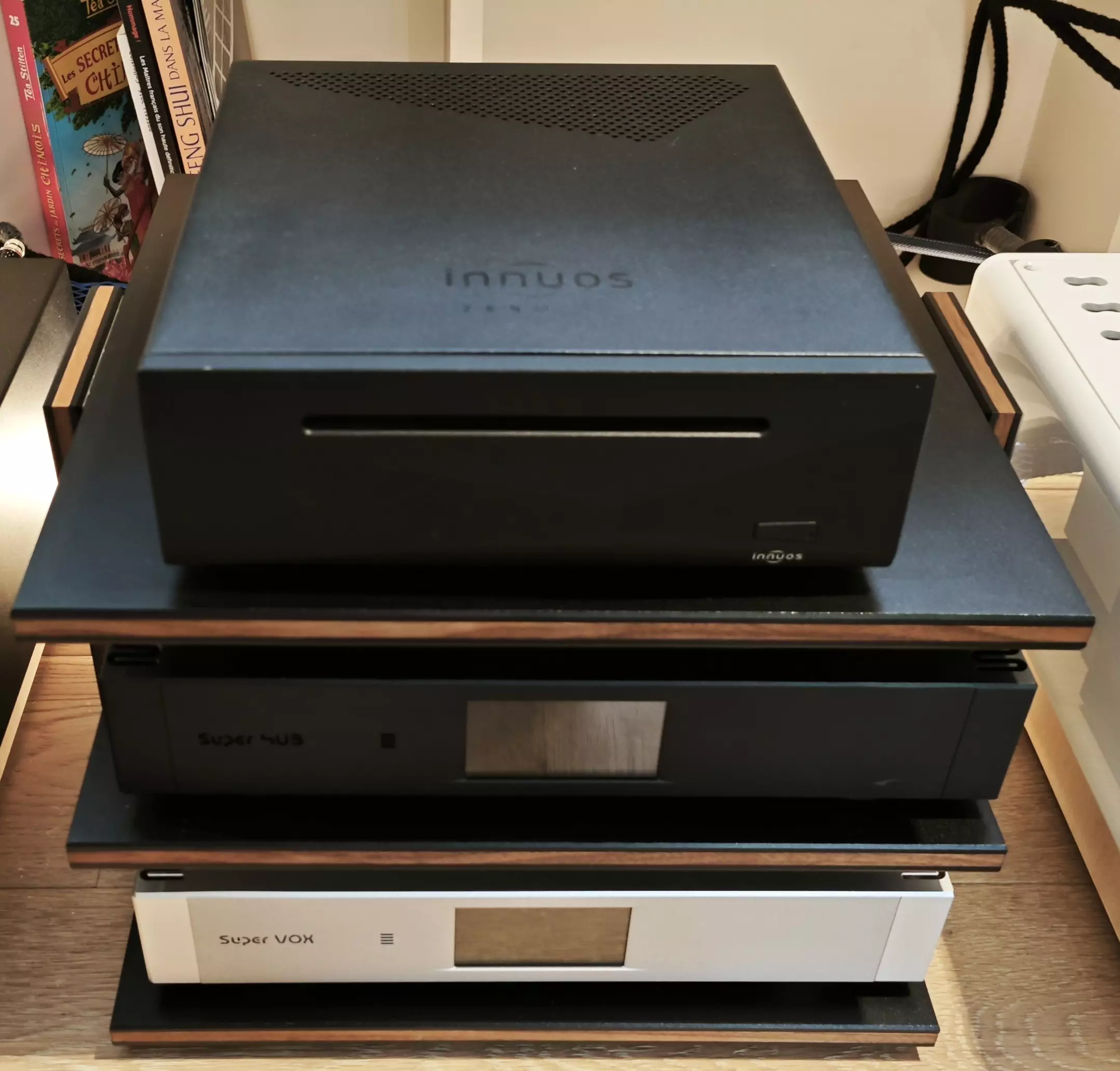 Innuos Zen Mini MKIII, serveur ripper CD haut de gamme, vue de dessus